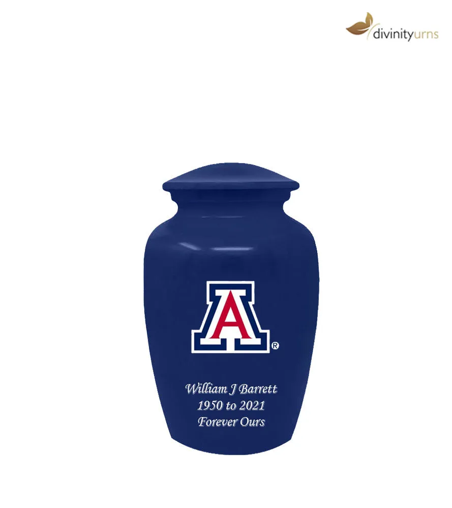 University of Arizona Wildcats Memorial Cremation Urn