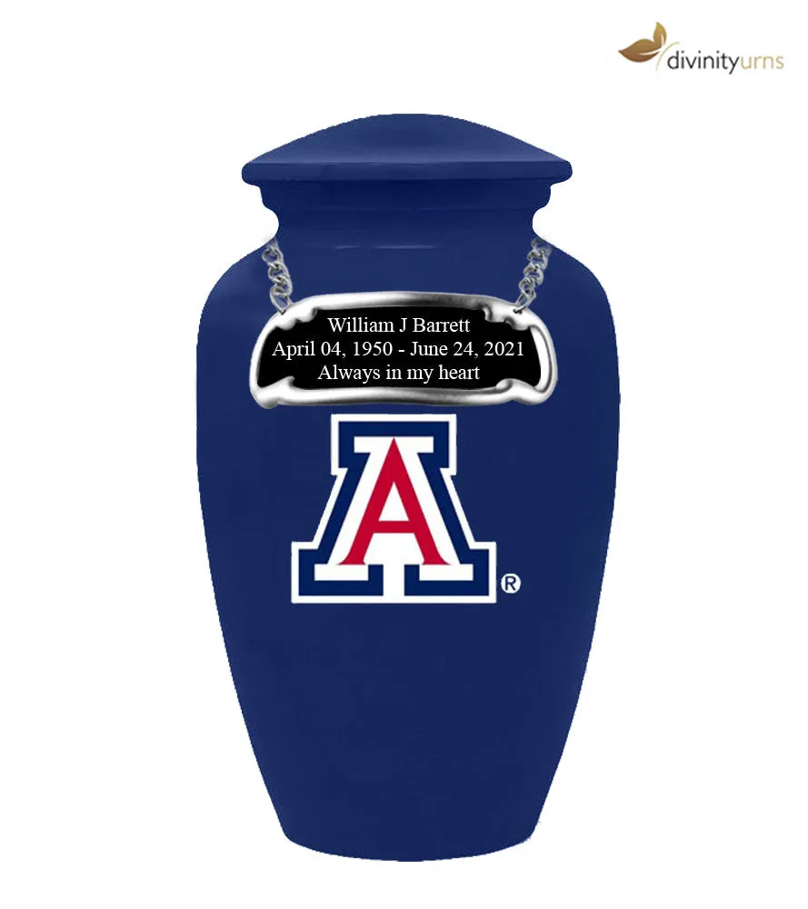 University of Arizona Wildcats Memorial Cremation Urn