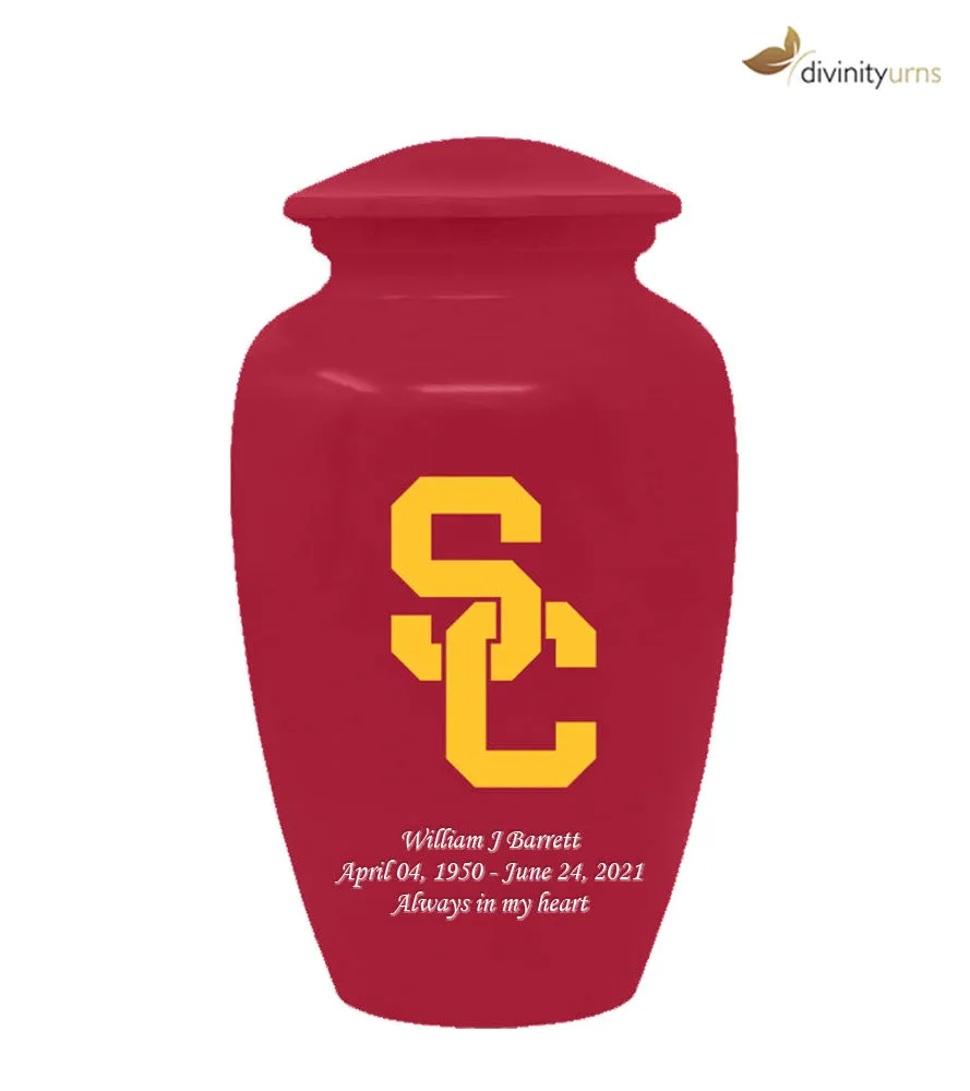 University of Southern California Trojans Memorial Cremation Urn