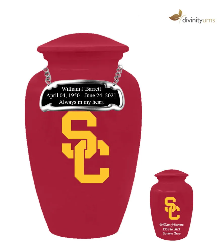 University of Southern California Trojans Memorial Cremation Urn