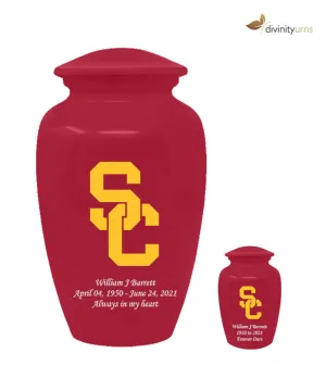 University of Southern California Trojans Memorial Cremation Urn