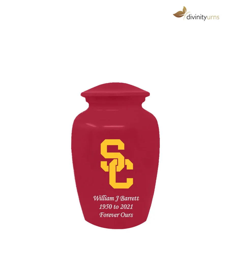 University of Southern California Trojans Memorial Cremation Urn