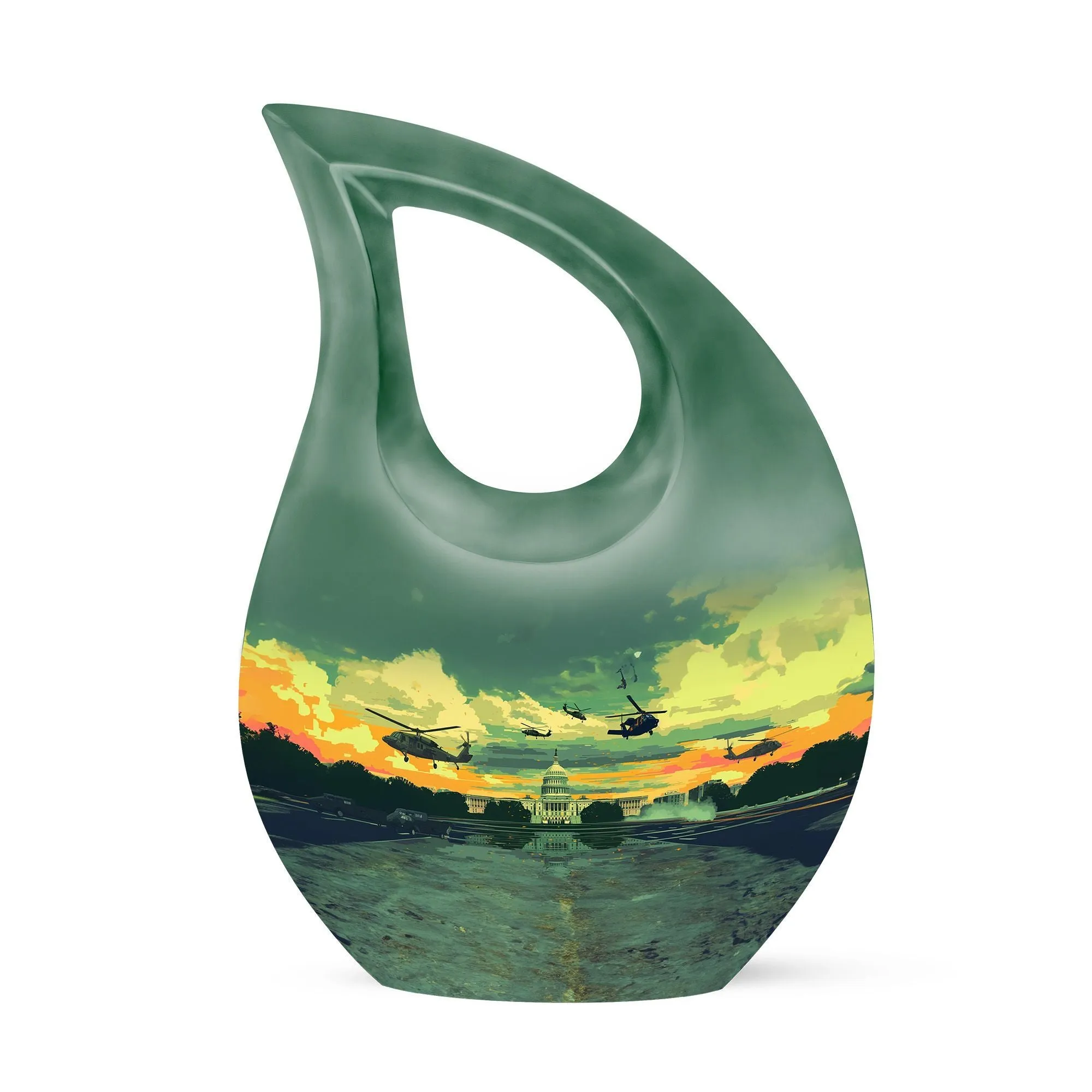 Valiant Tribute Military Urn - Keepsake for Loved Ones Passed
