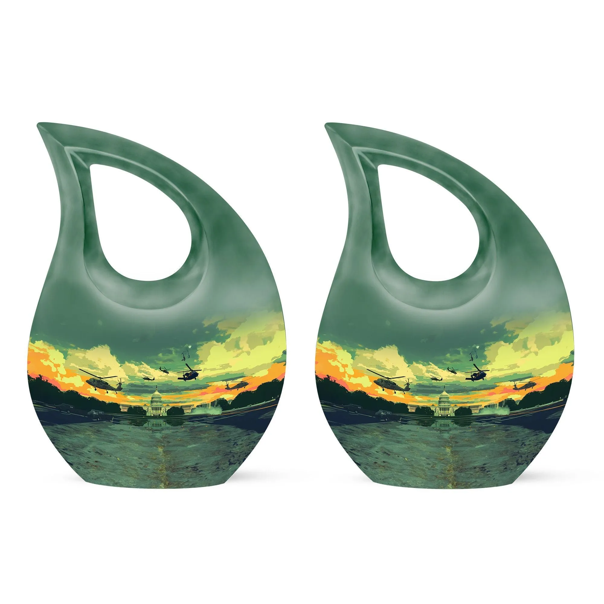 Valiant Tribute Military Urn - Keepsake for Loved Ones Passed